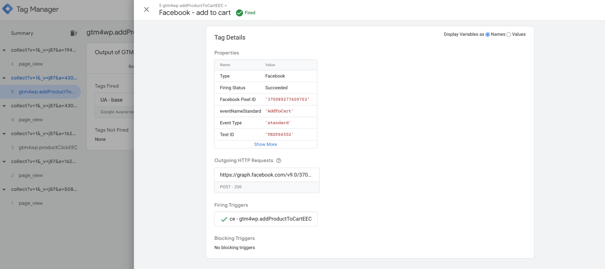 Test Facebook Conversions API