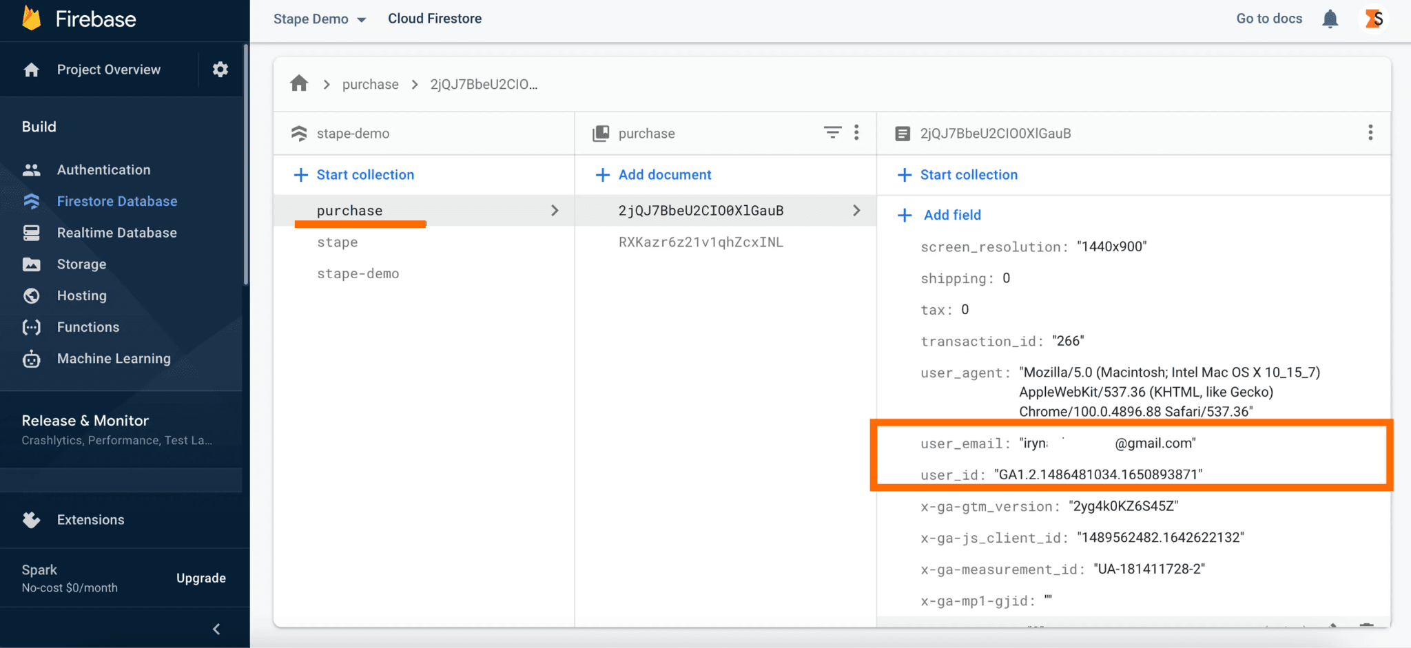 Click Start a collection and define the collection path you'll use in your tag