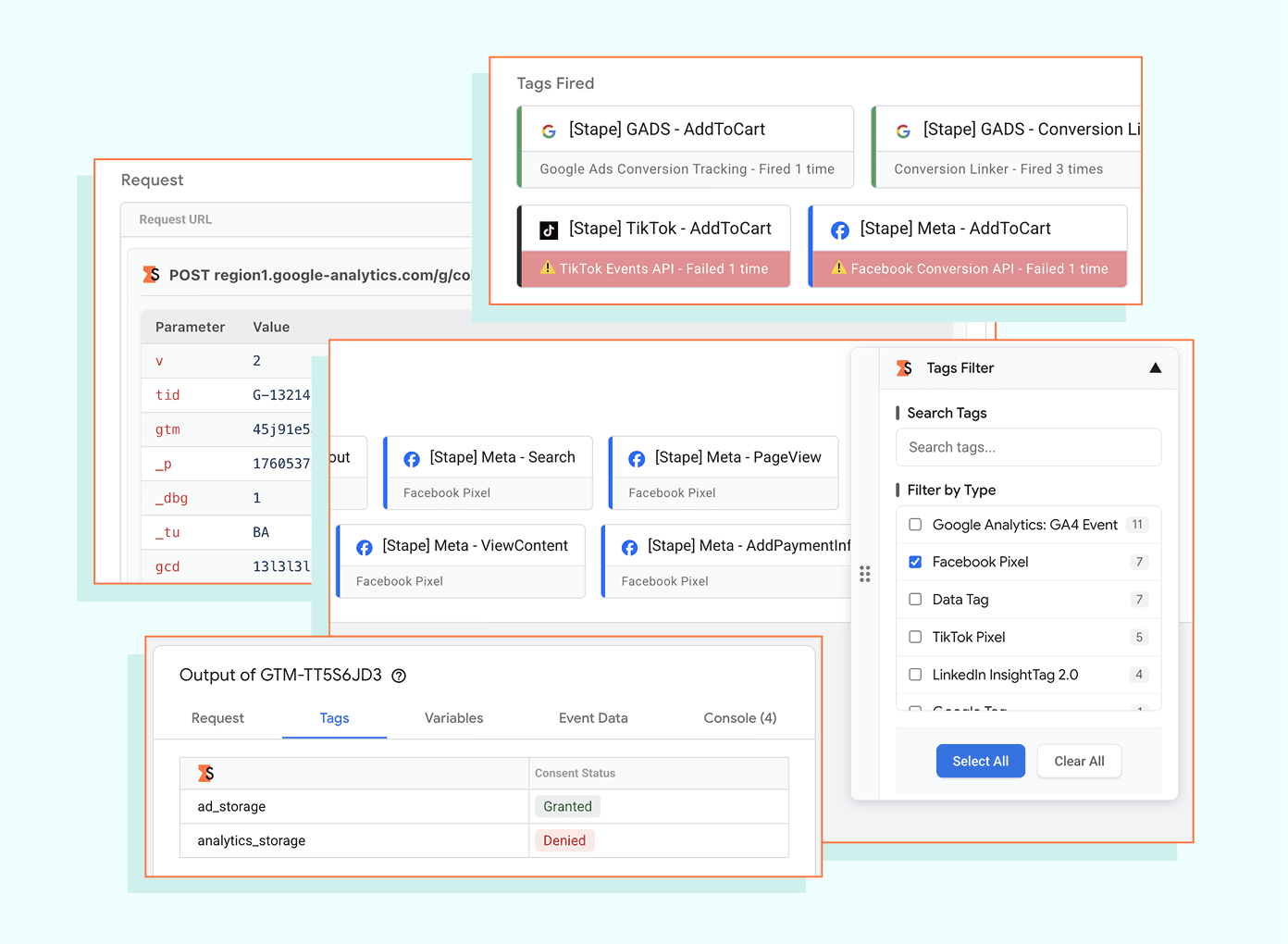 GTM Preview Mode with Stape's extension