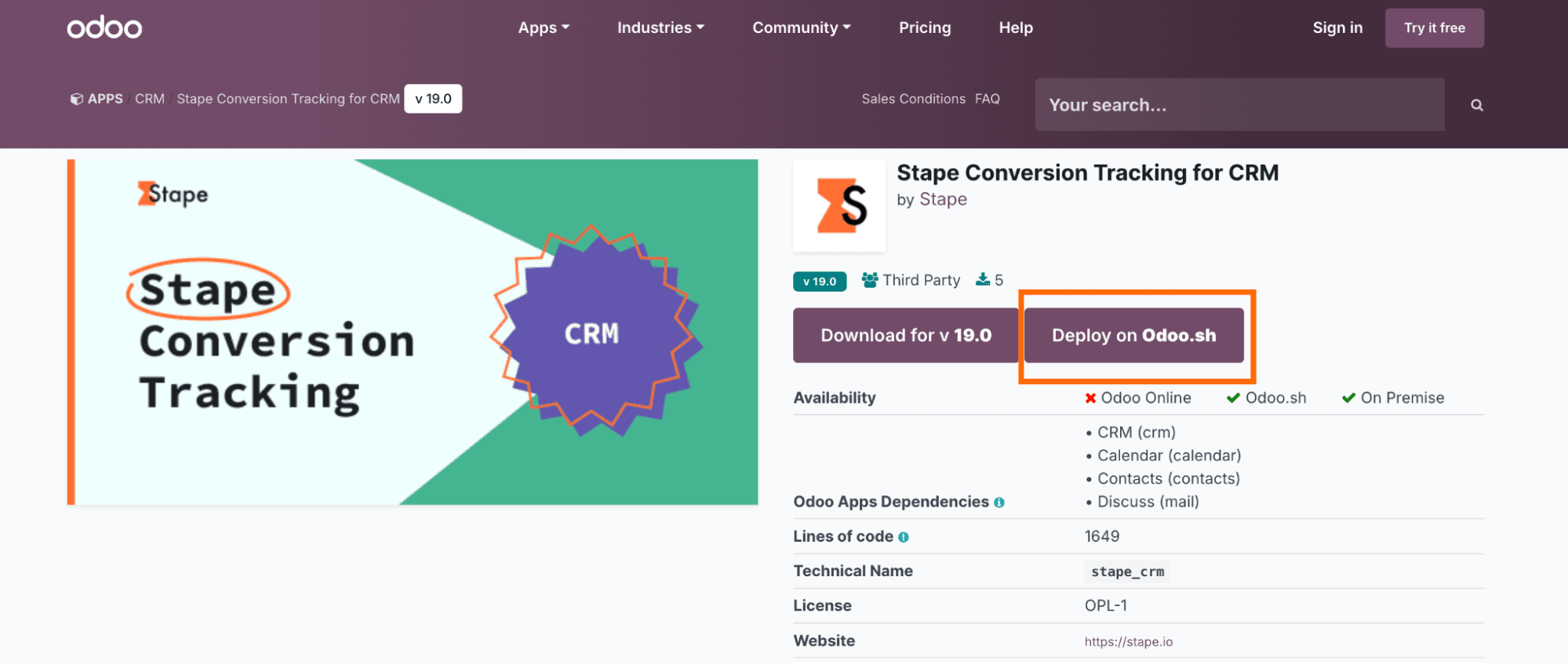 Deploy on Odoo.sh