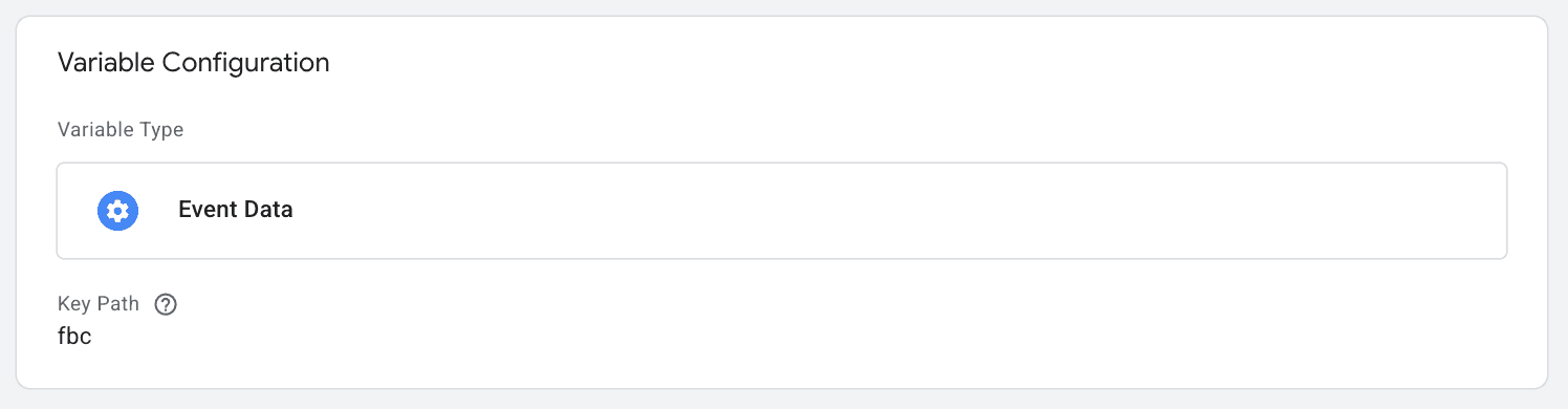 Create two different variables for Browser ID and Click ID