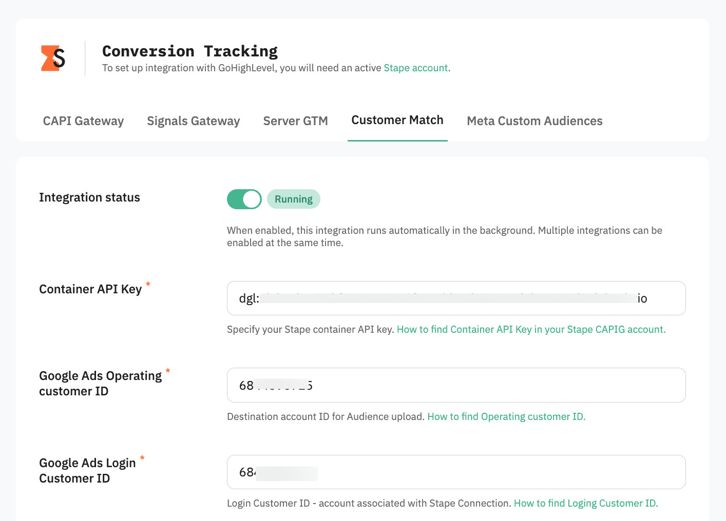Customer Match