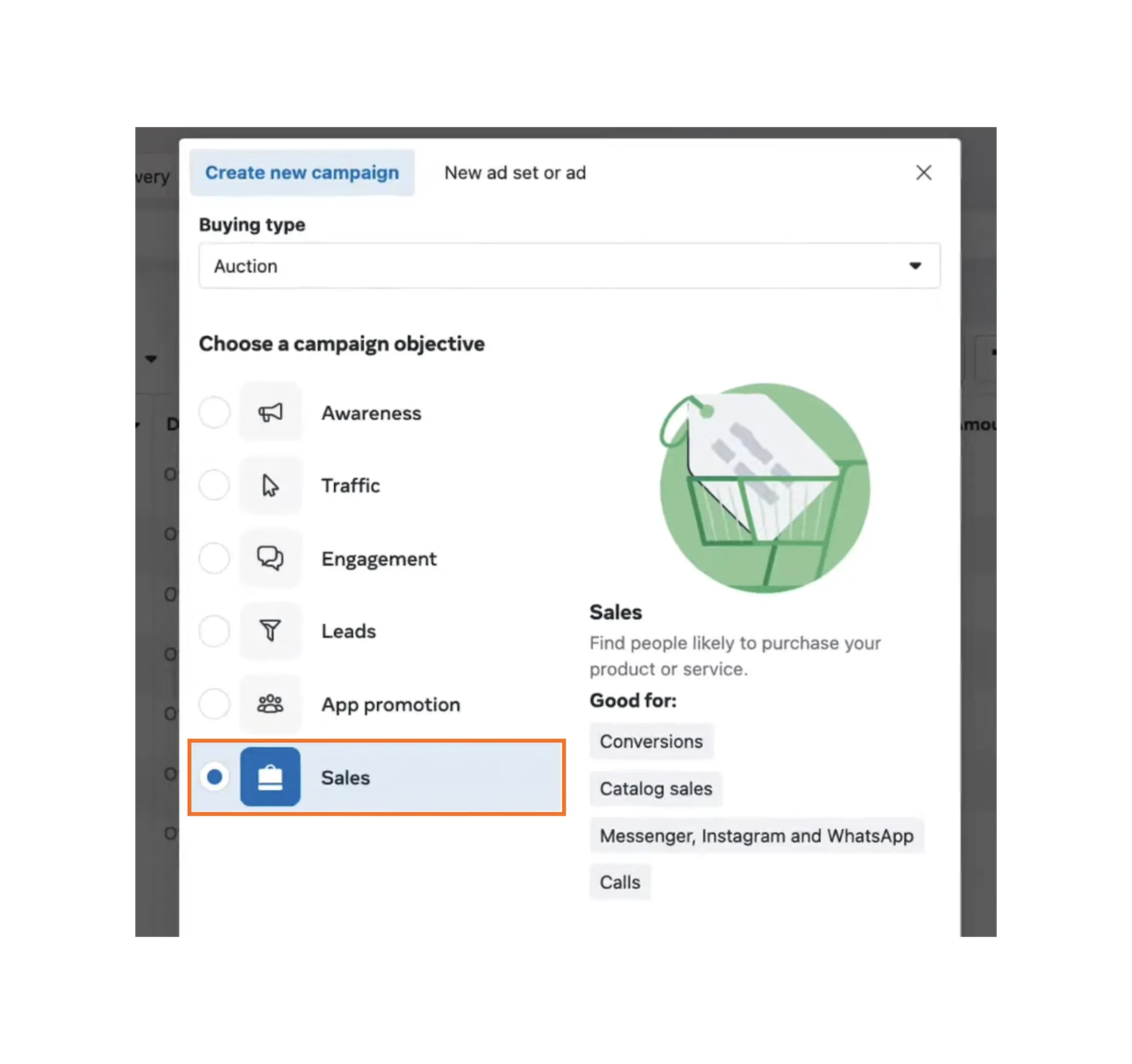 Create Sales campaign