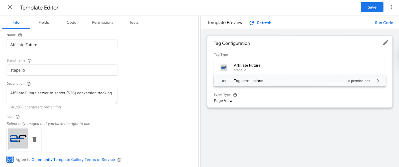 Affiliate Future as a template