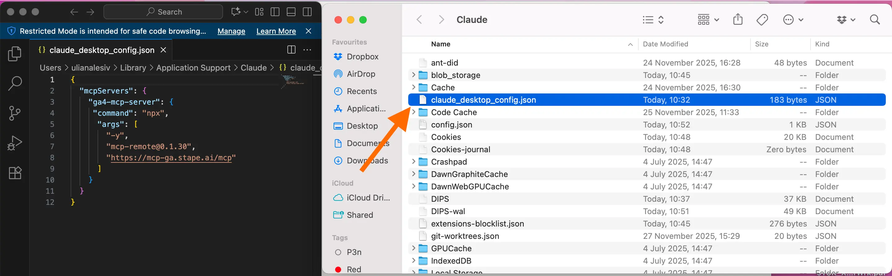 claude_desktop_config file