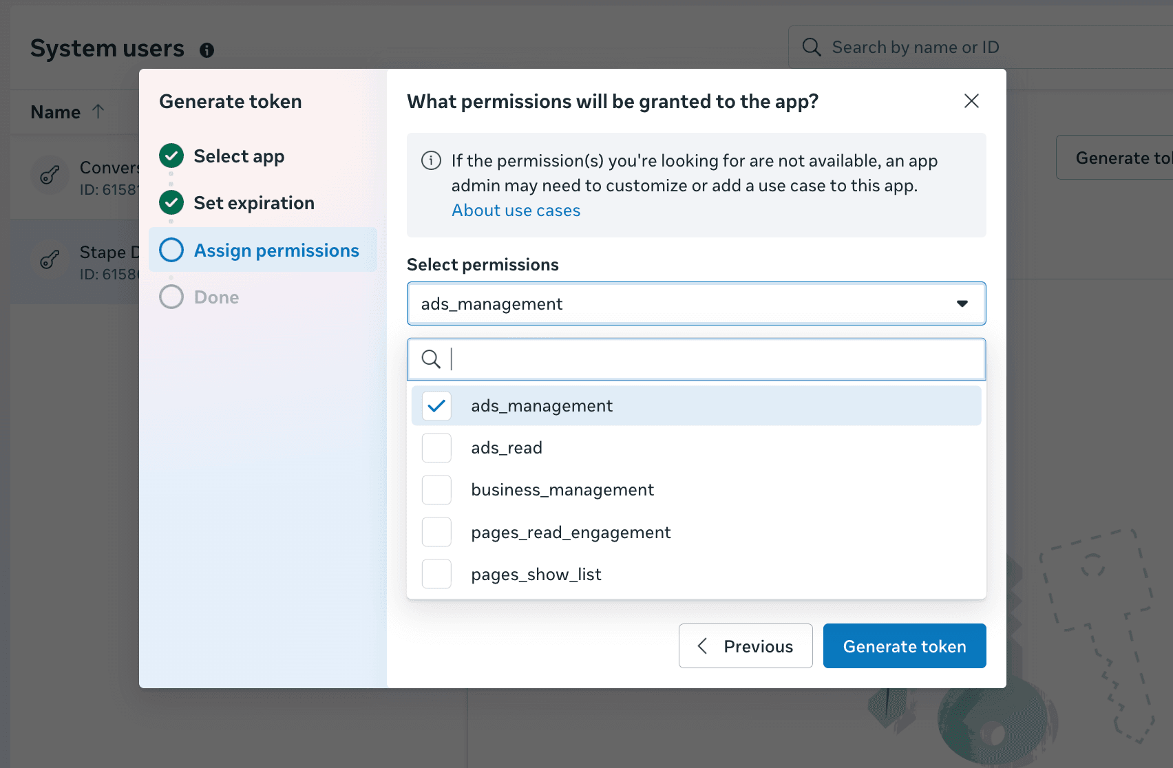 ads_management permission
