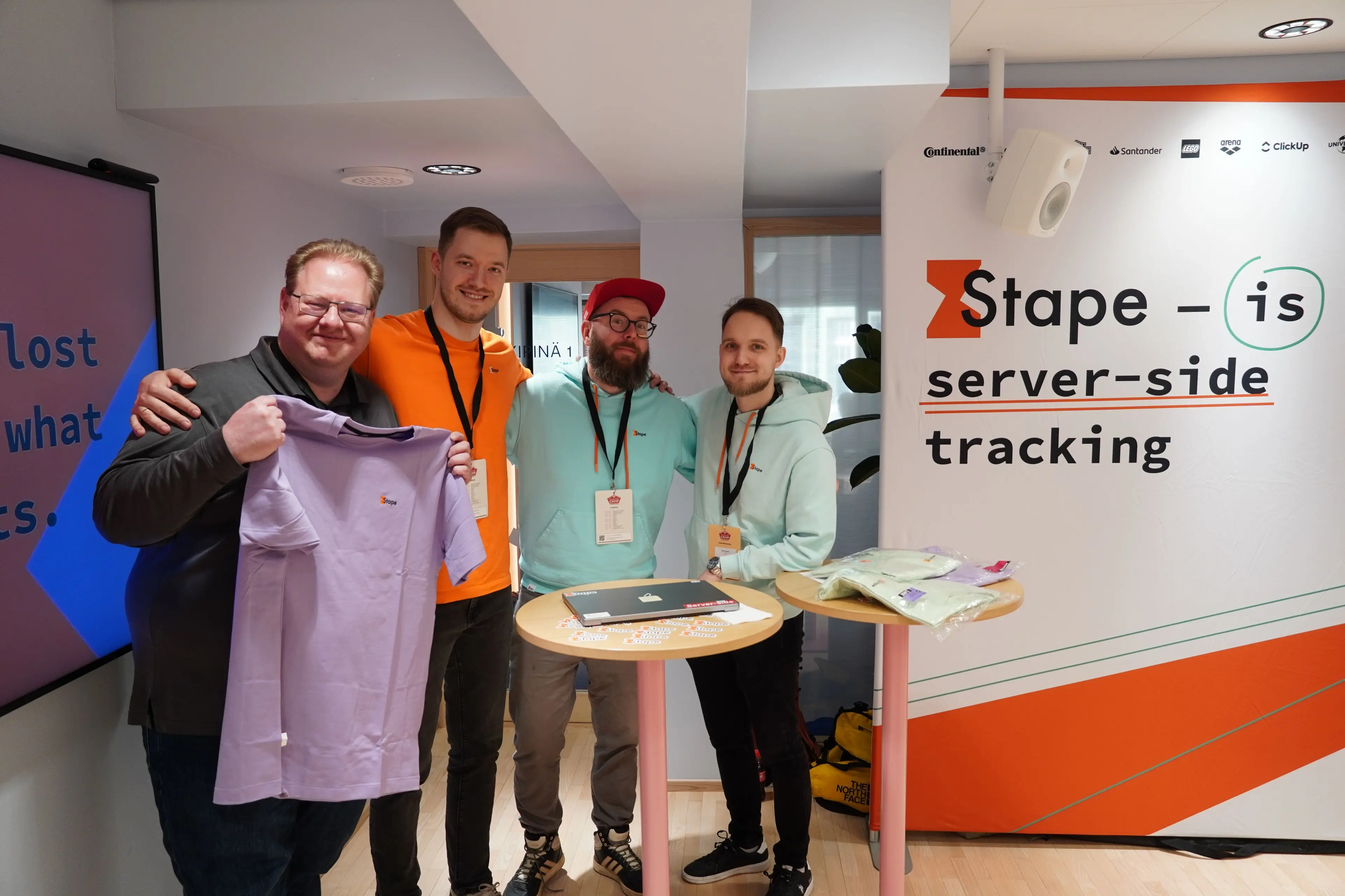 Stape stand at MeasureCamp Helsinki 2026