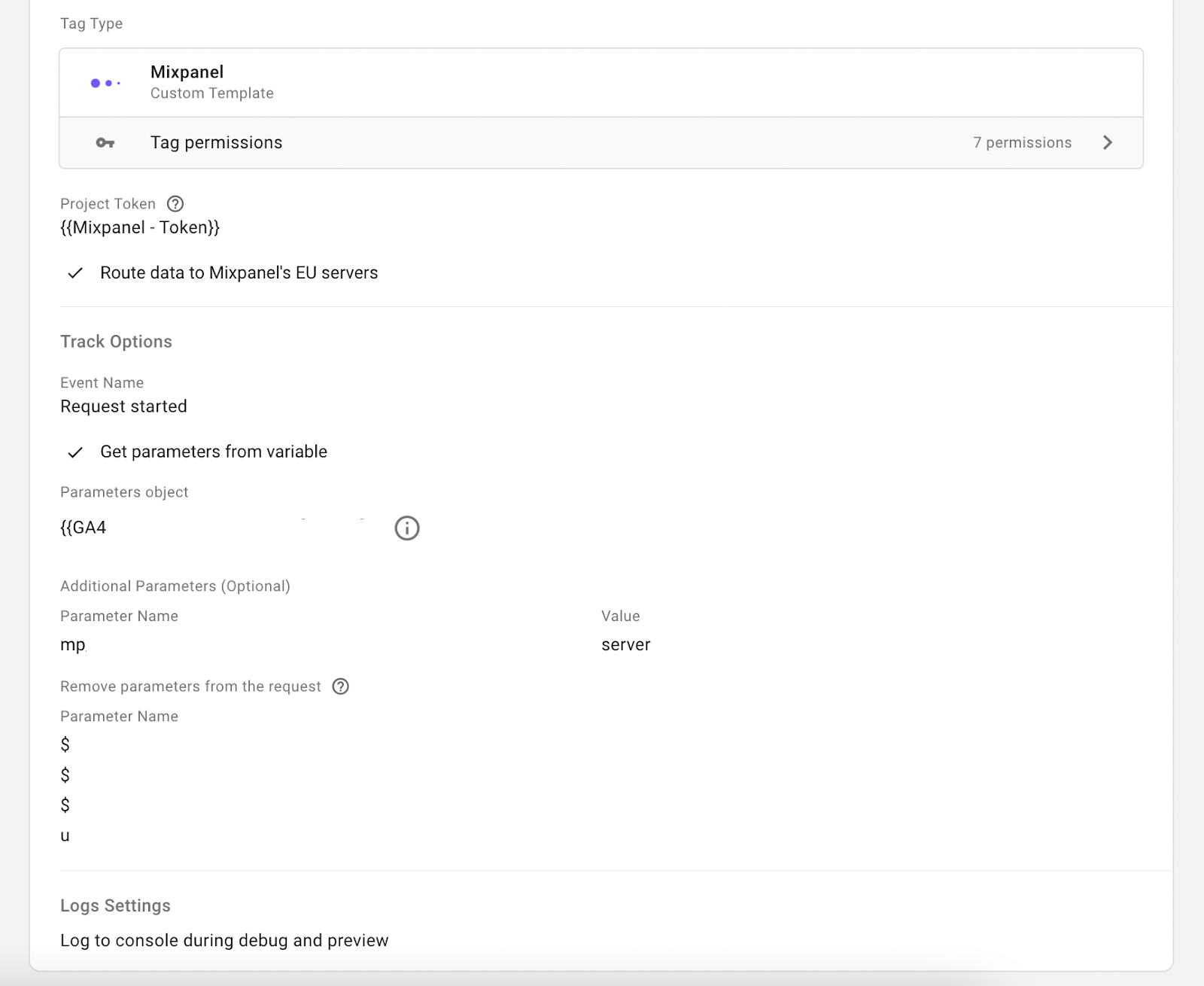 How to Set Up Mixpanel Tag for Server Google Tag manager - Stape