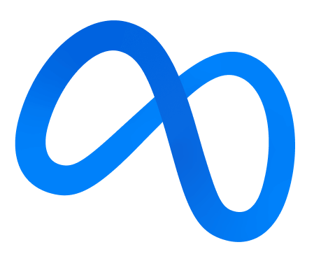 icono del logo de Meta