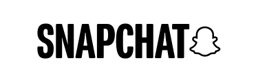 Snapchat logo with script