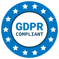 GDPR compliance badge for Stape
