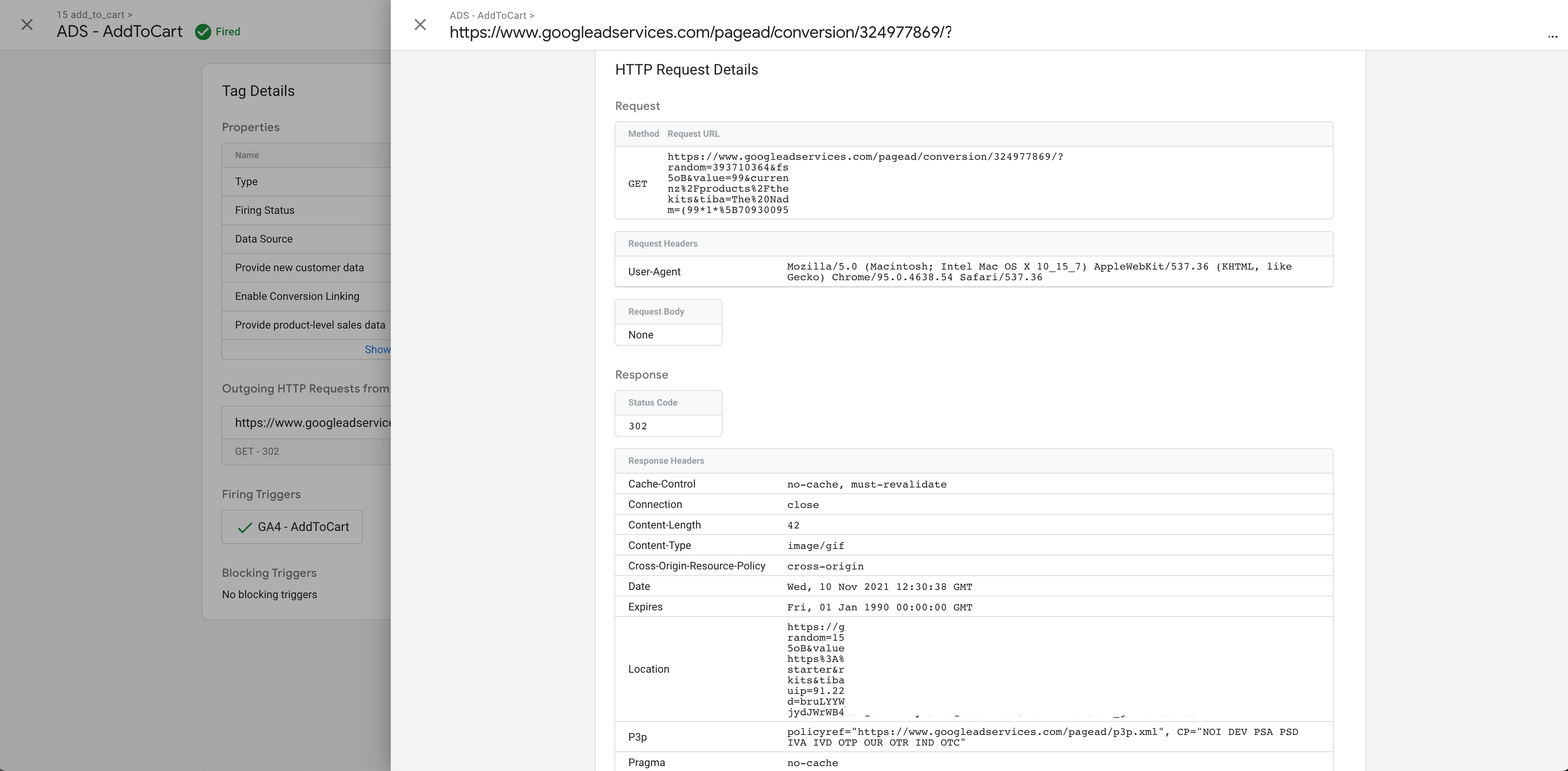 test google ads server side tracking