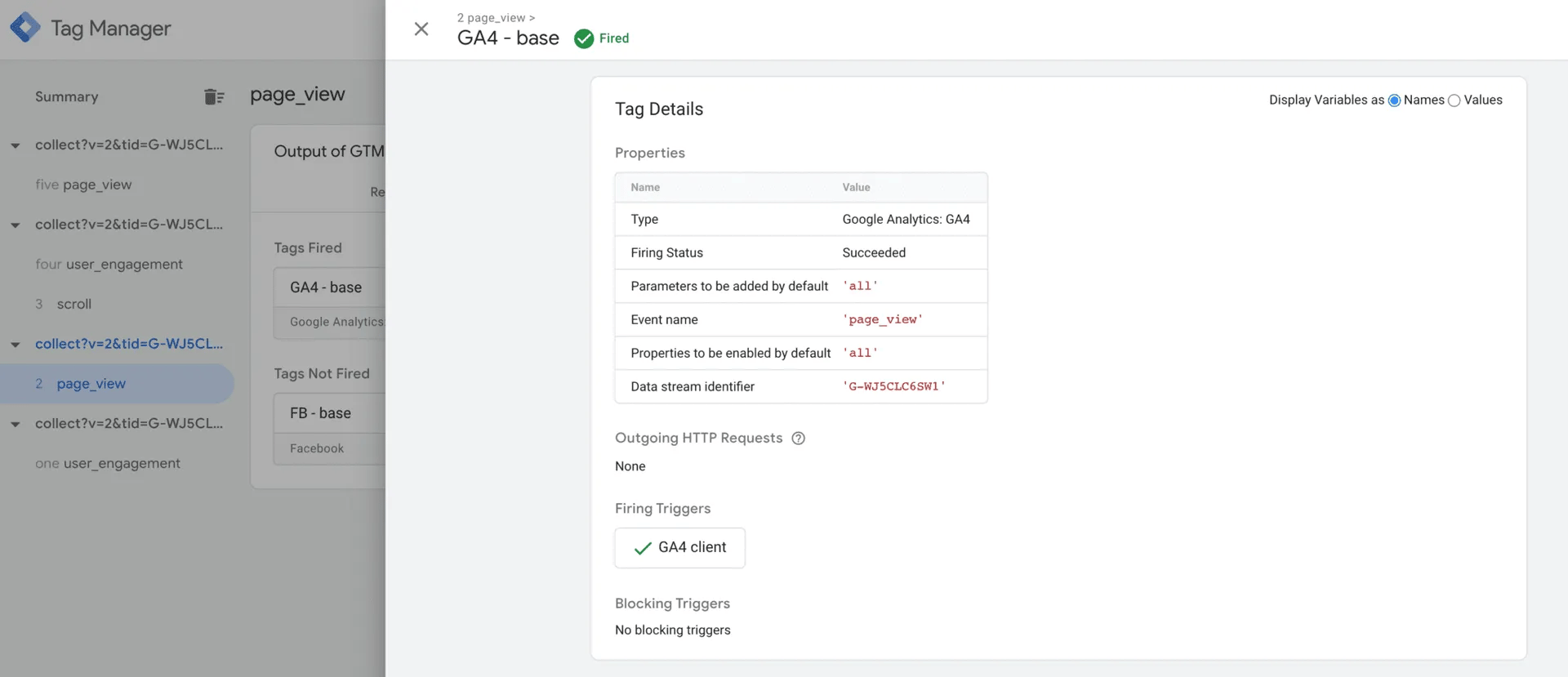 ga4 tag details