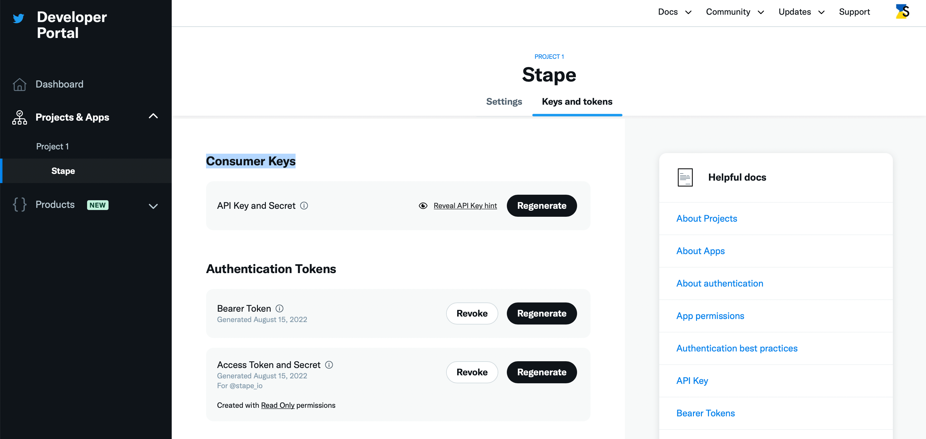 twitter capi api keys&nbsp;