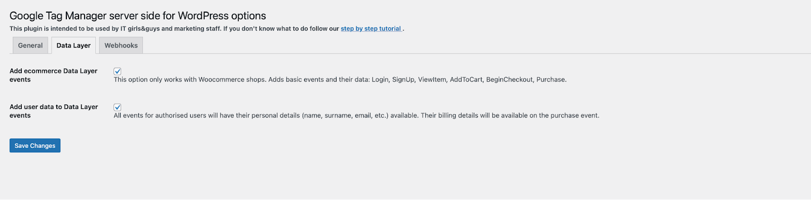 GTM server-side voor WordPress