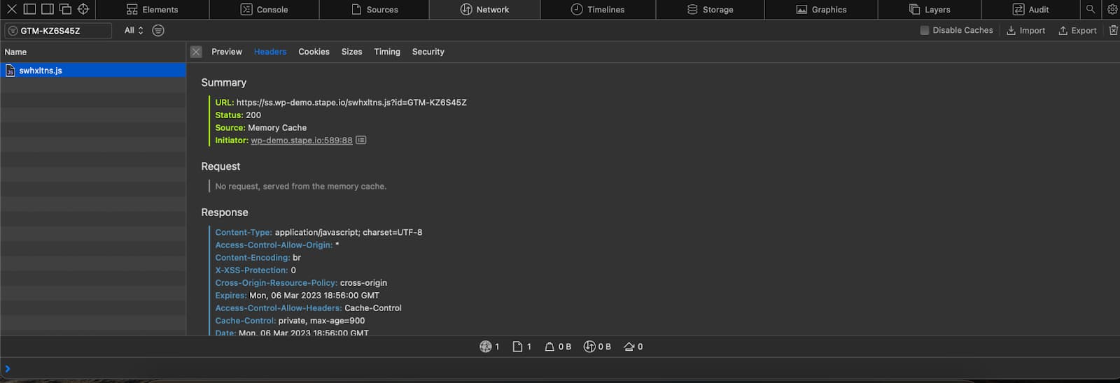 Server GTM instellen