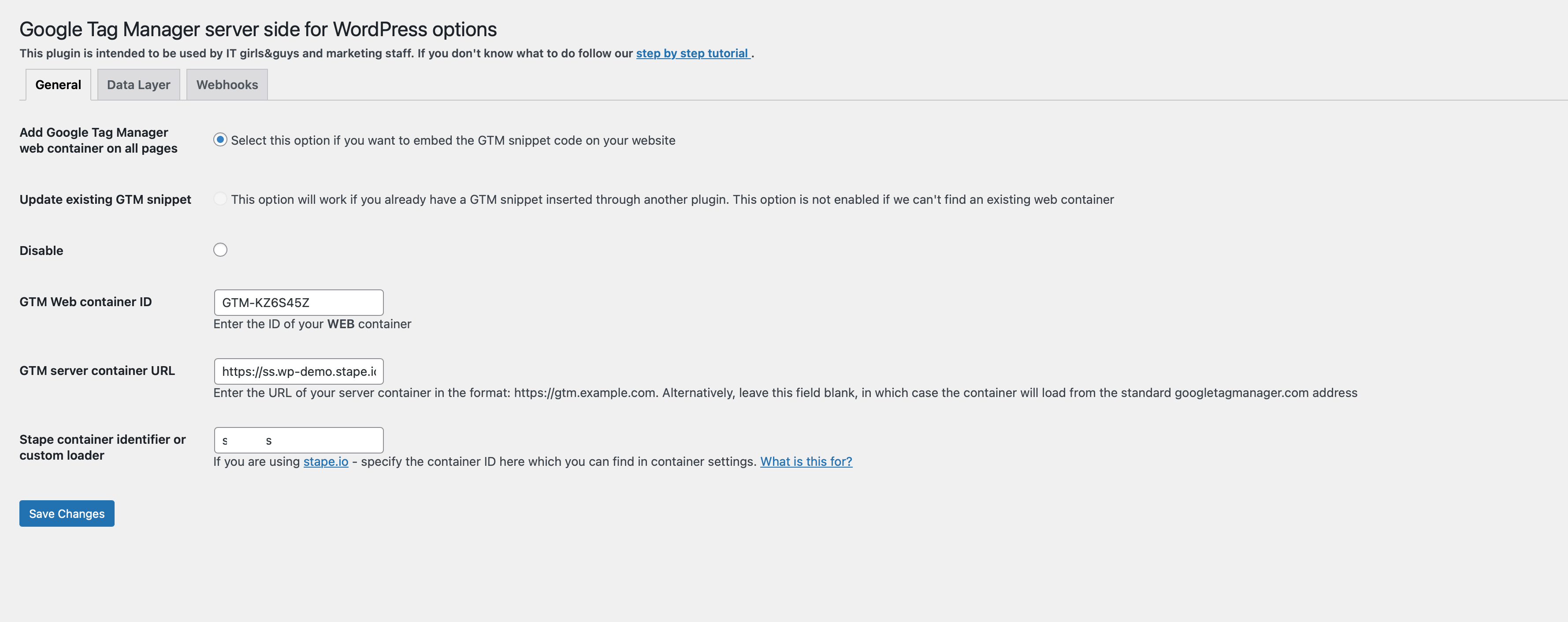 wordpress plugin by stape
