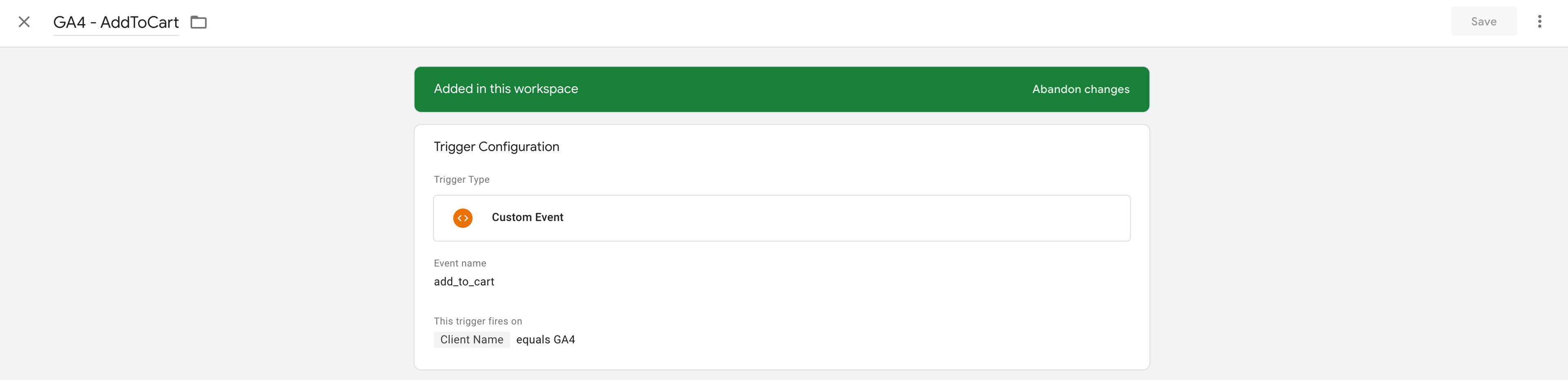 event name add_to_cart