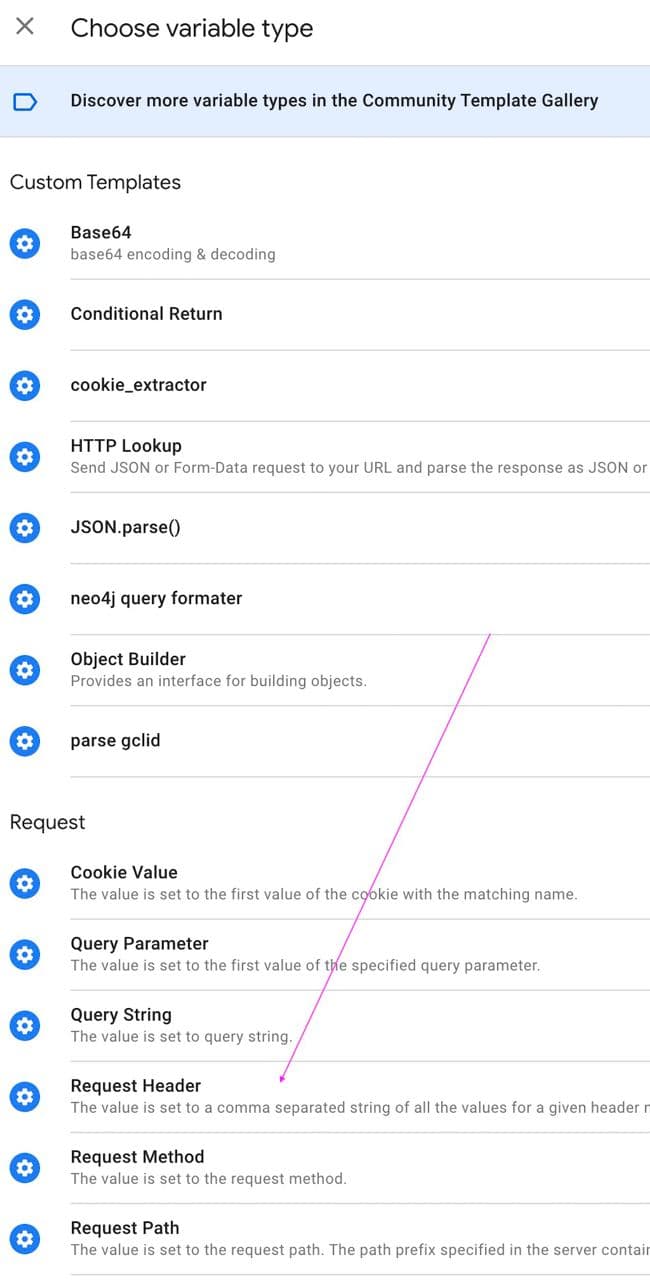 request header variable