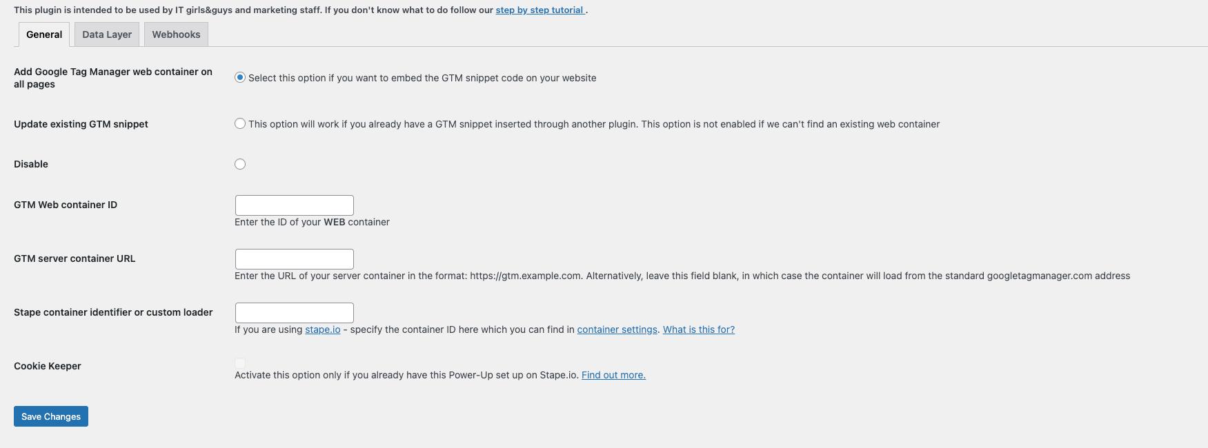 GTM server-side voor WordPress