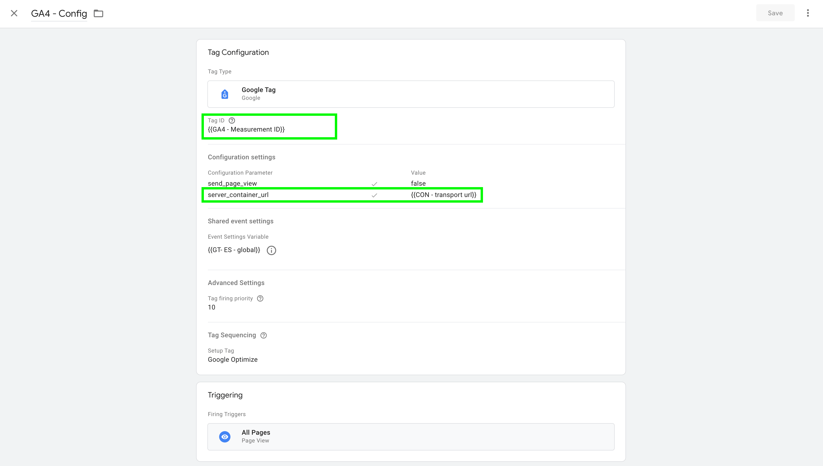 set up Google Analytics 4 server-side 