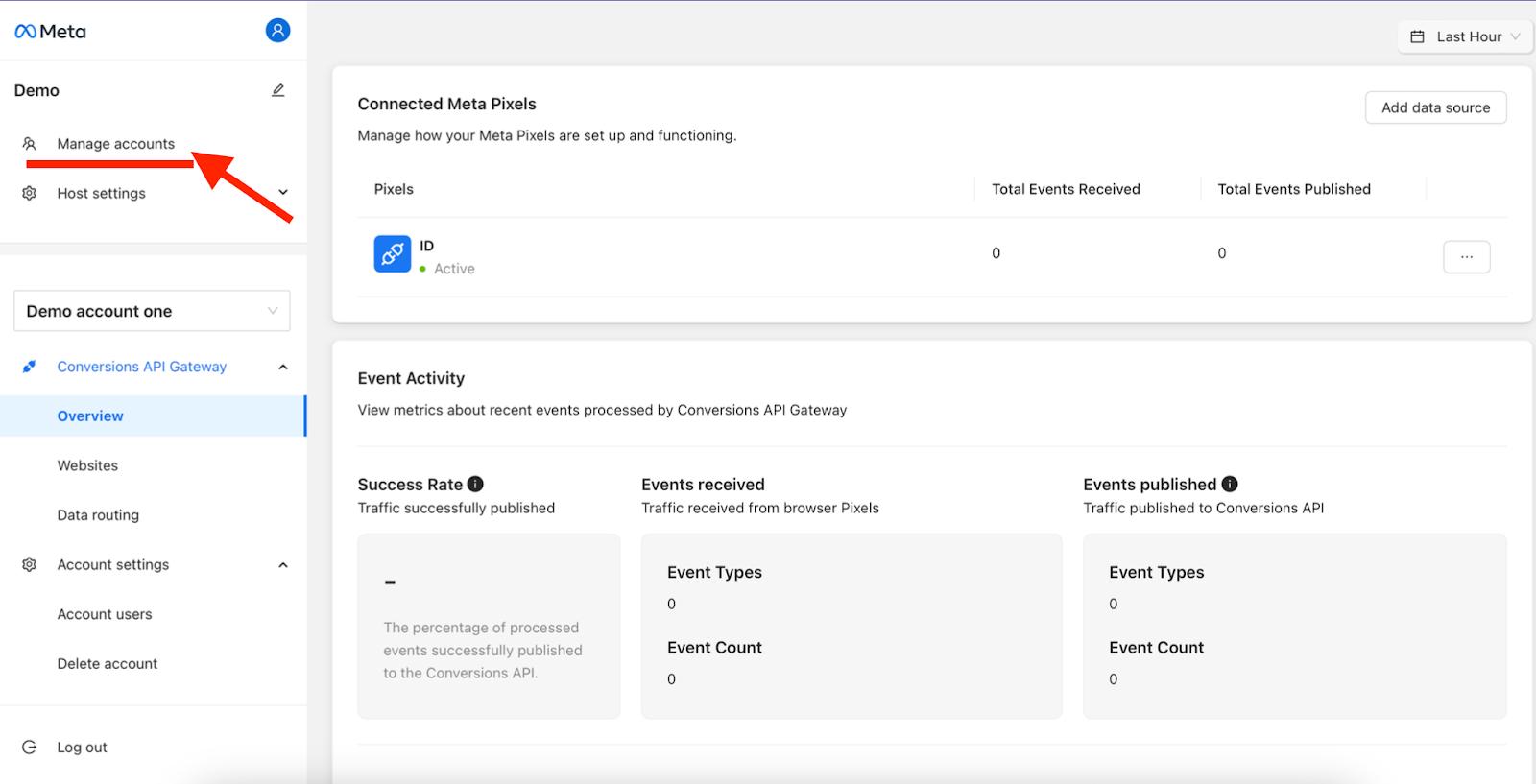 conversions api gateway environment