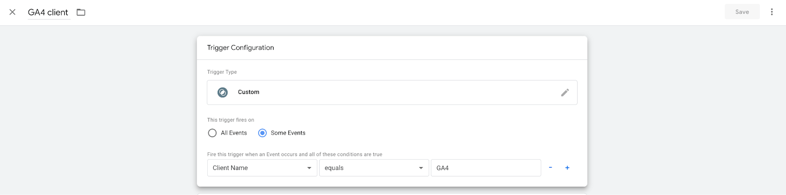Facebook Conversions API tag configuration