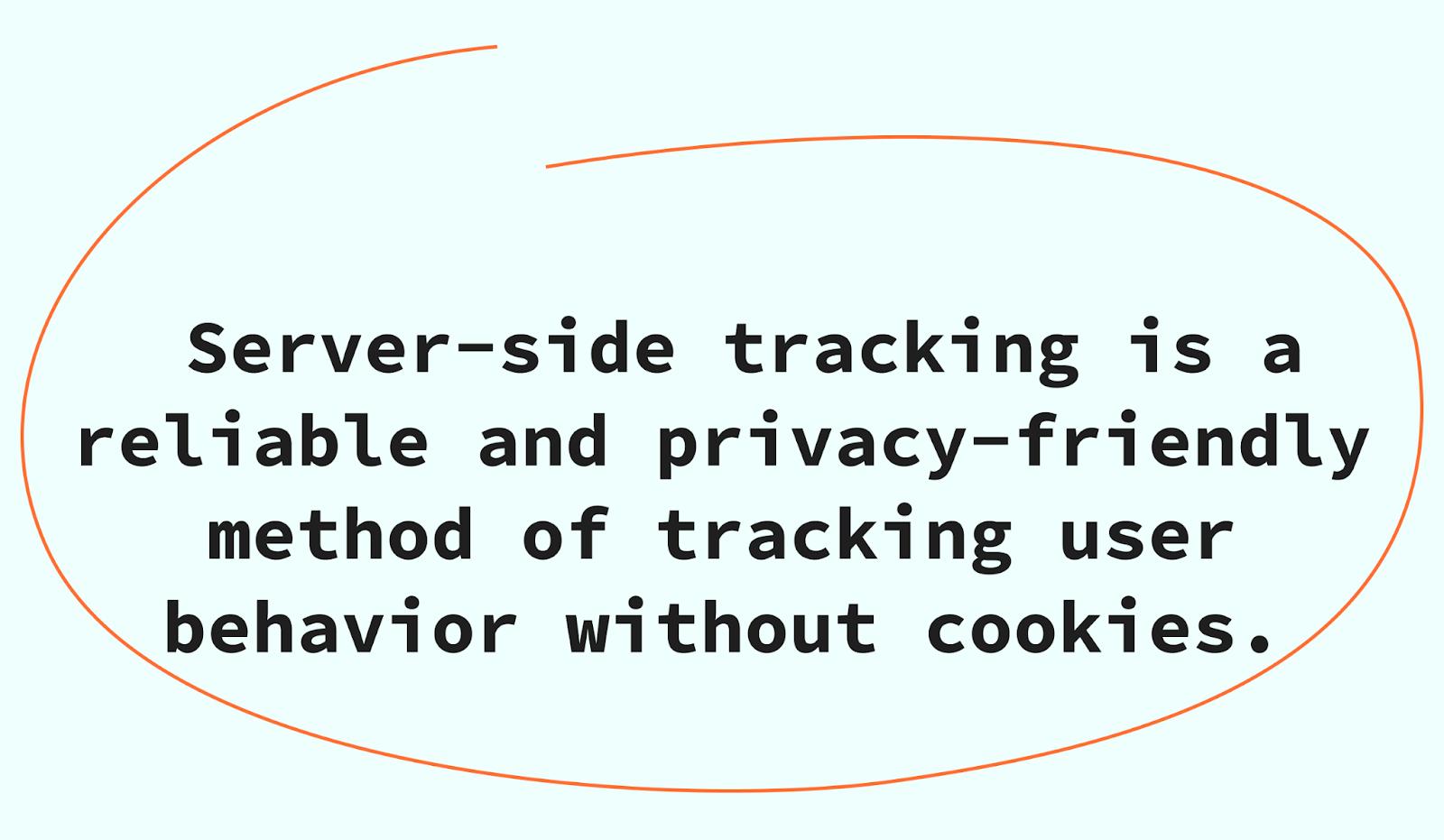 Server-side tracking benefit
