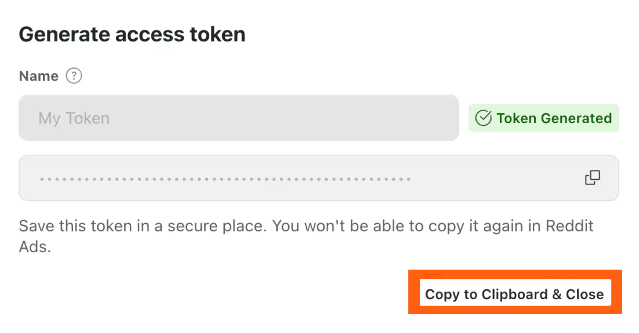 Reddit token