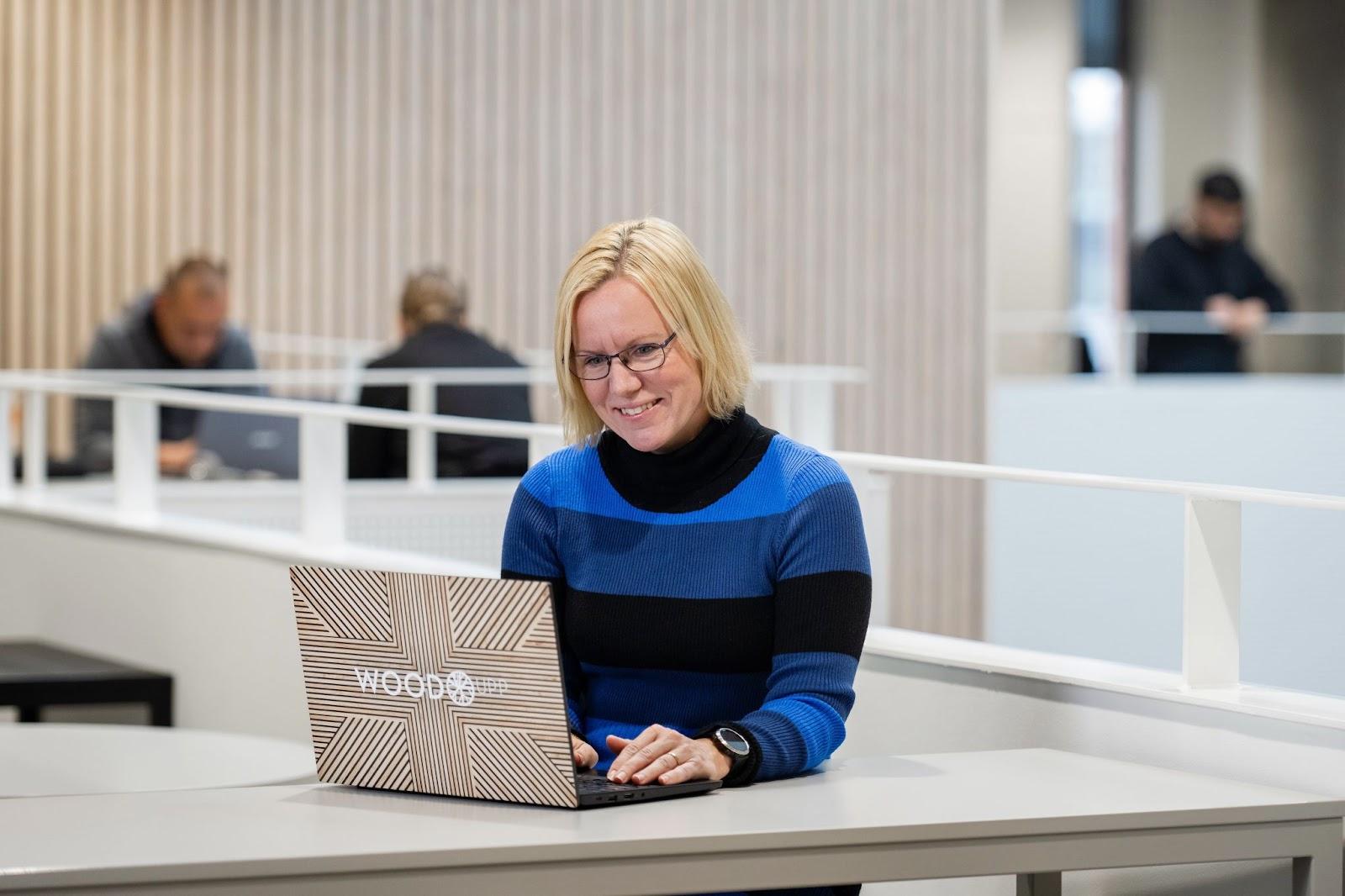 Helle Merrild, Hoofd Marketing bij WoodUpp