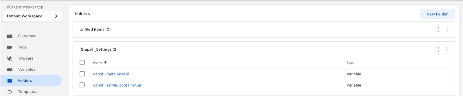 Web&nbsp;Сonfigure GTM container templates