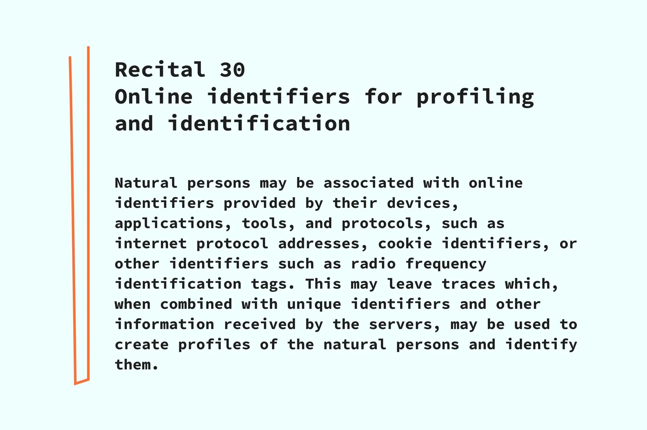 online identifiers for profiling and identification