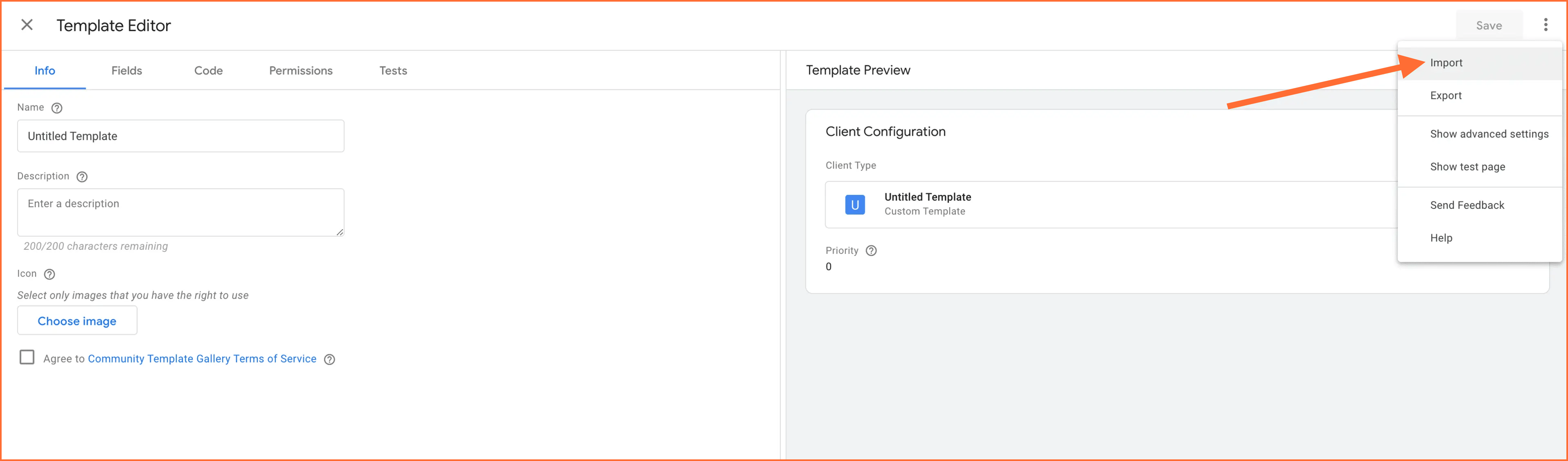 Import Data Client