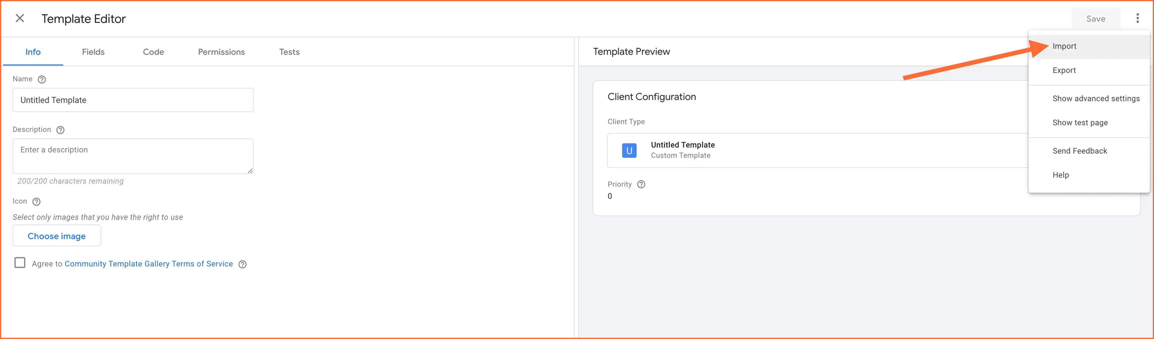 import Data Client