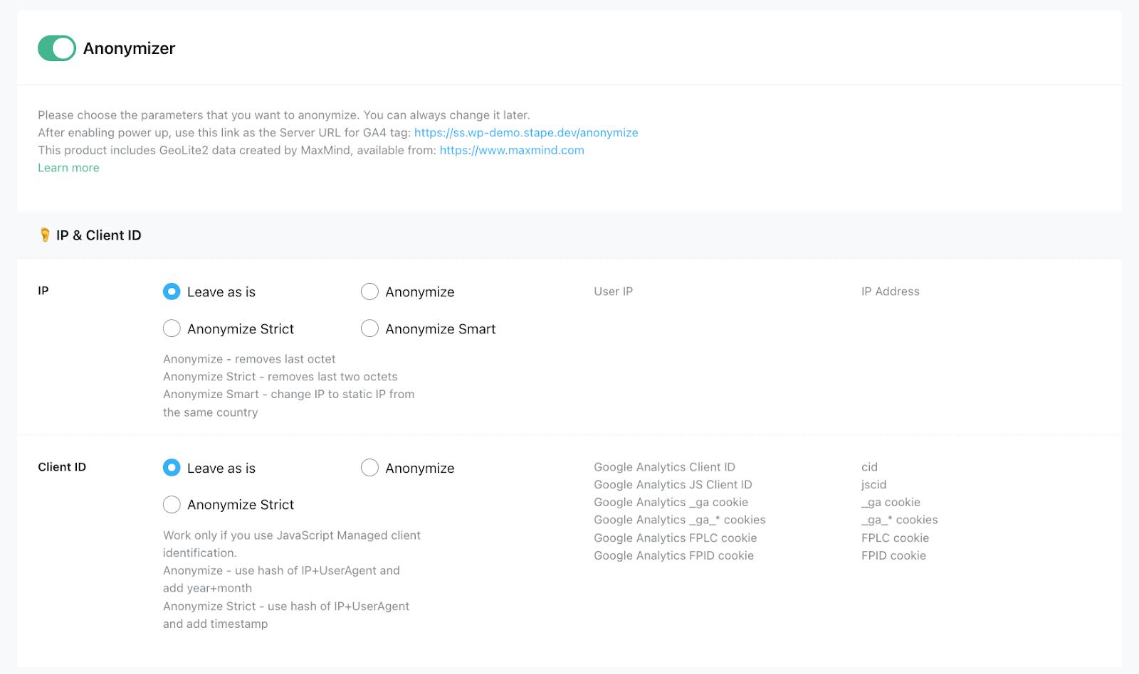 Anonymizer