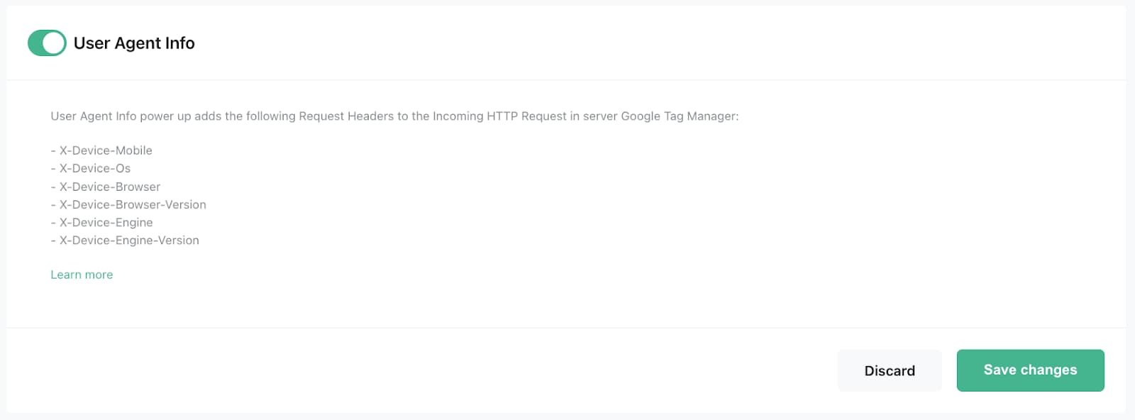 User Agent Info