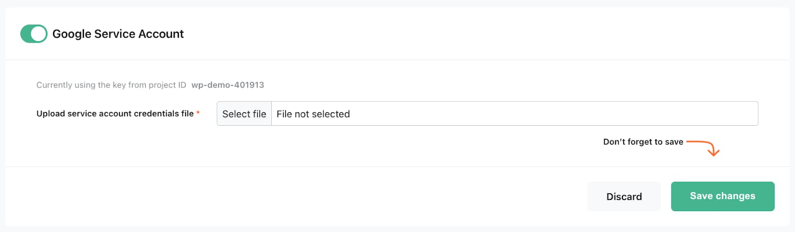Google Service Account