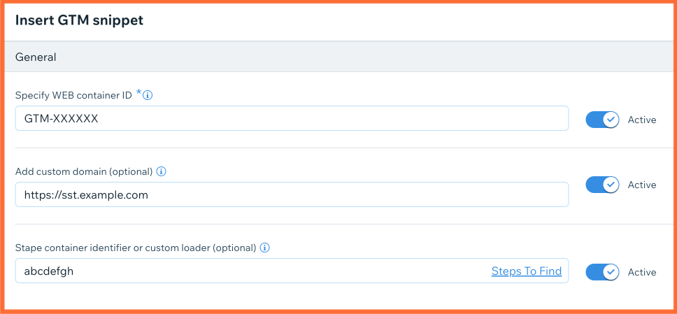 Stape Conversion Tracking app for Wix