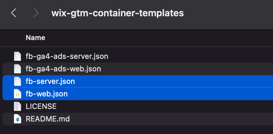 Download and import container templates from our GitHub