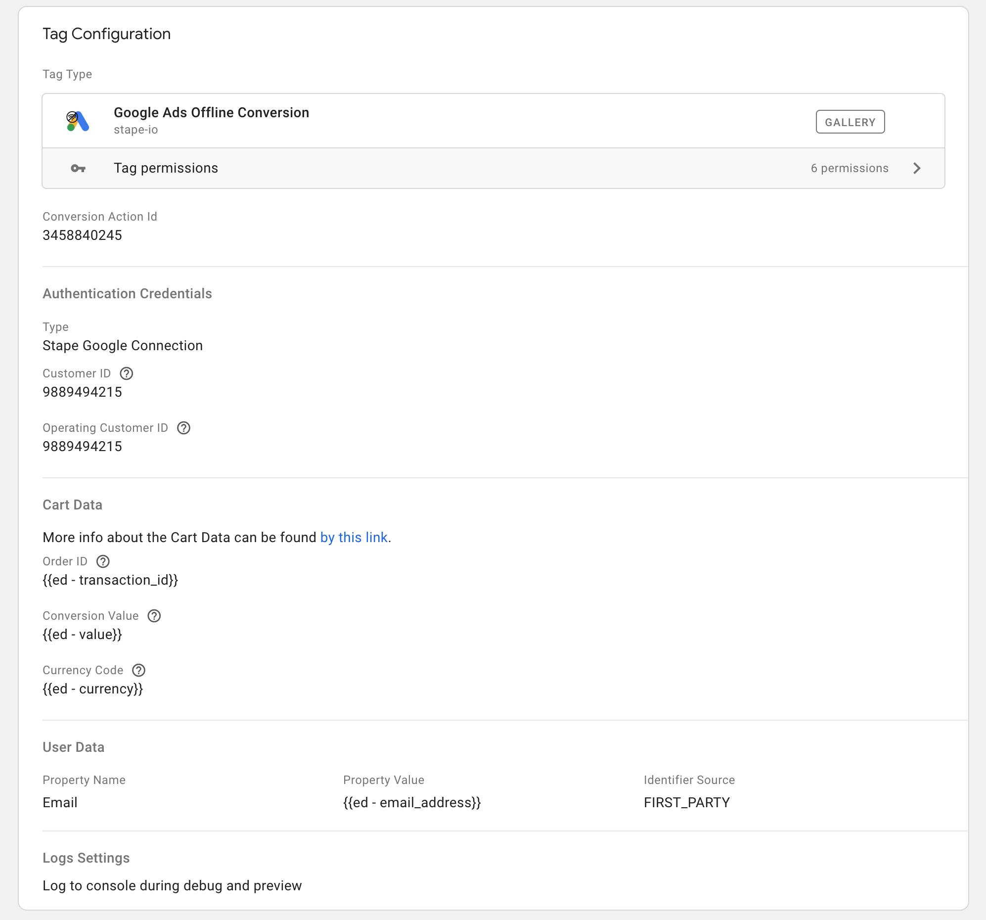 Google Ads offline conversion