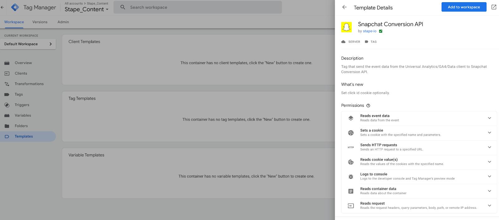 Snapchat Conversions API from Stape