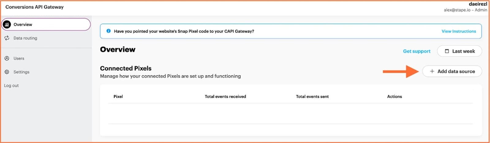 Click "Add data source"