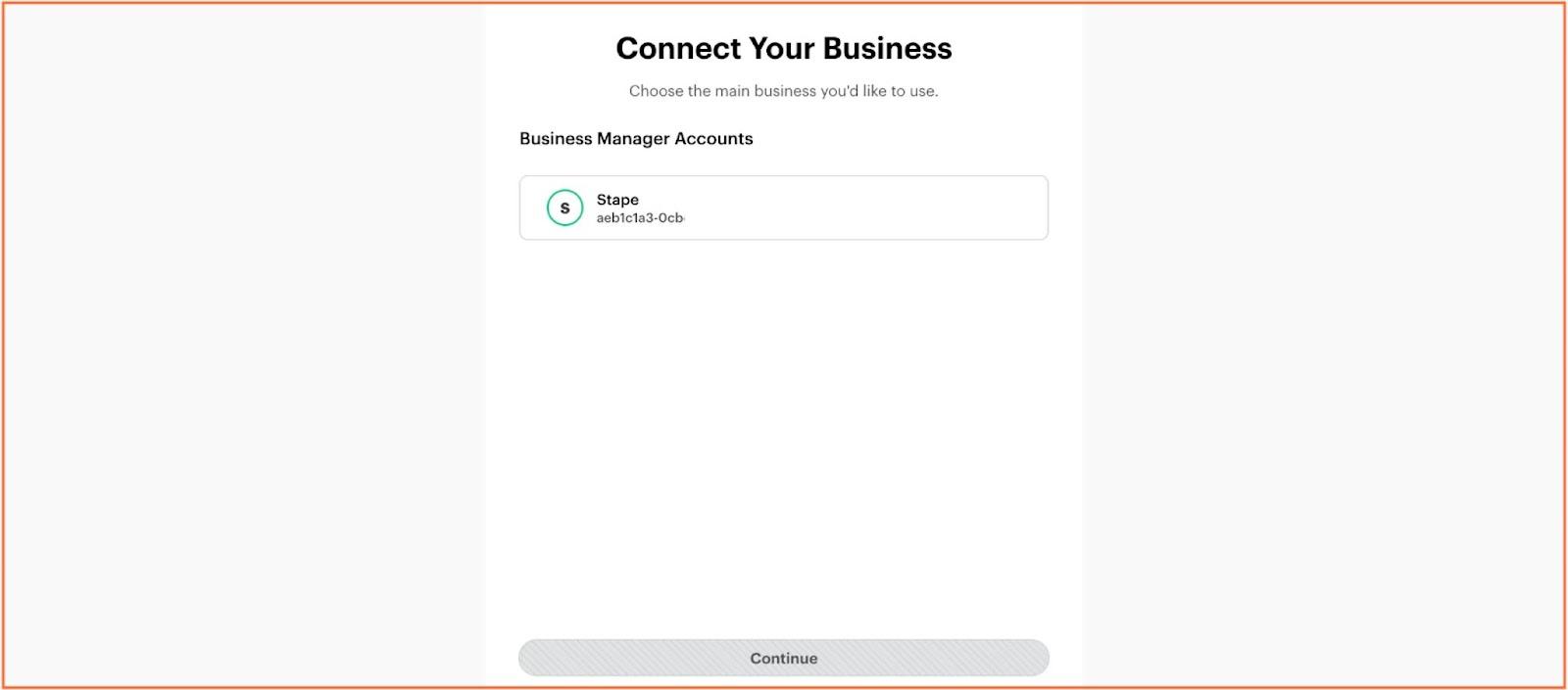 Choose the account and the Pixels you want to connect