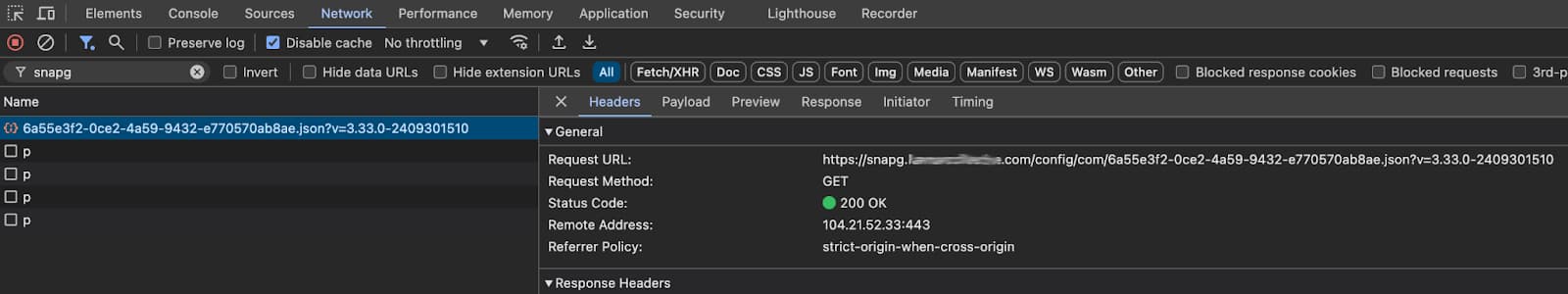 Check that events were sent to your Conversions API Gateway URL