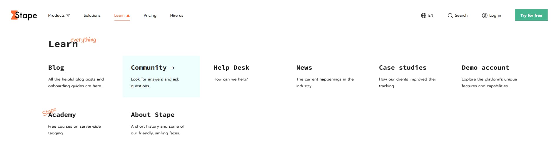 Find Community Section