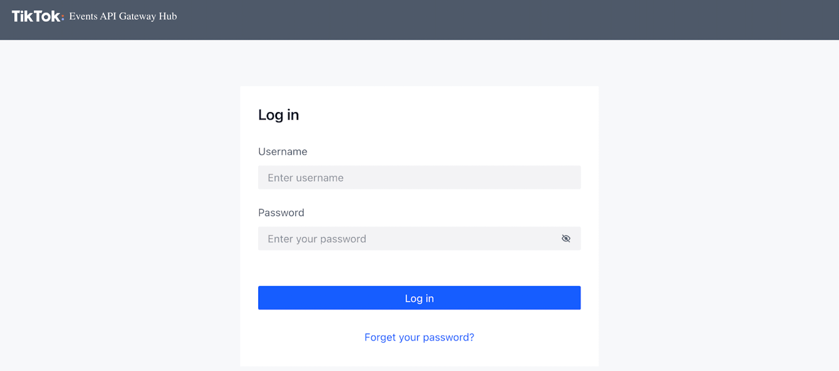 Click on “Finish TikTok Gateway setup”.