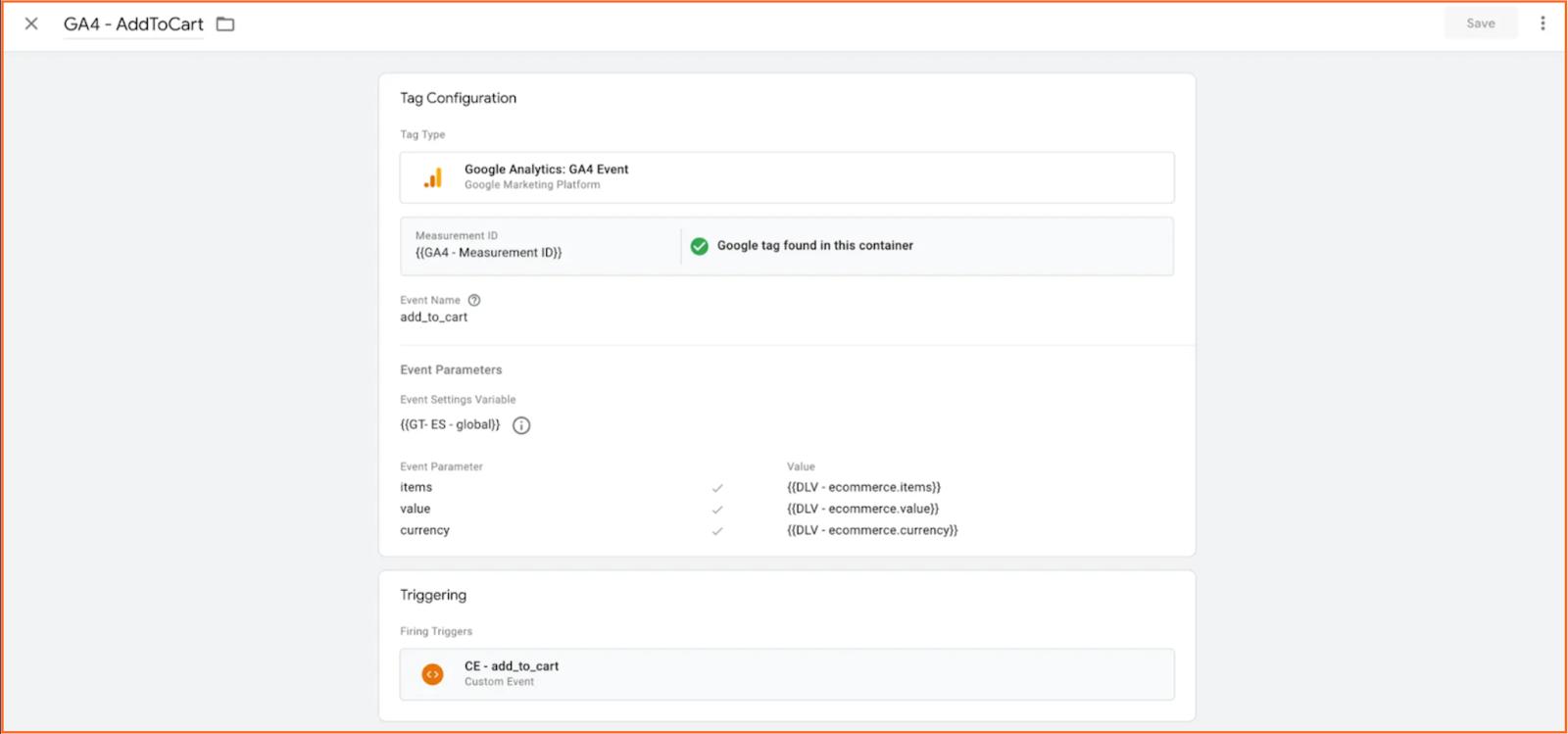 Сreate a new tag with the tag type Google Analytics: GA4 Event