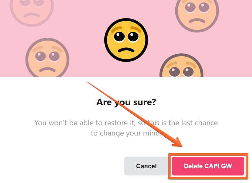 delete gateway