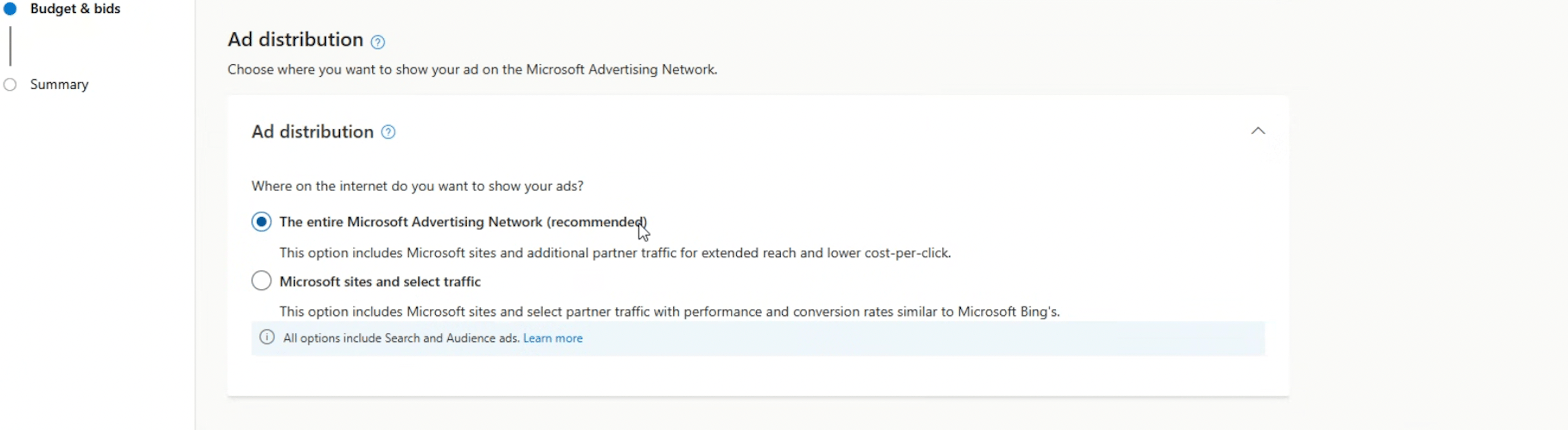 Ad distribution sources