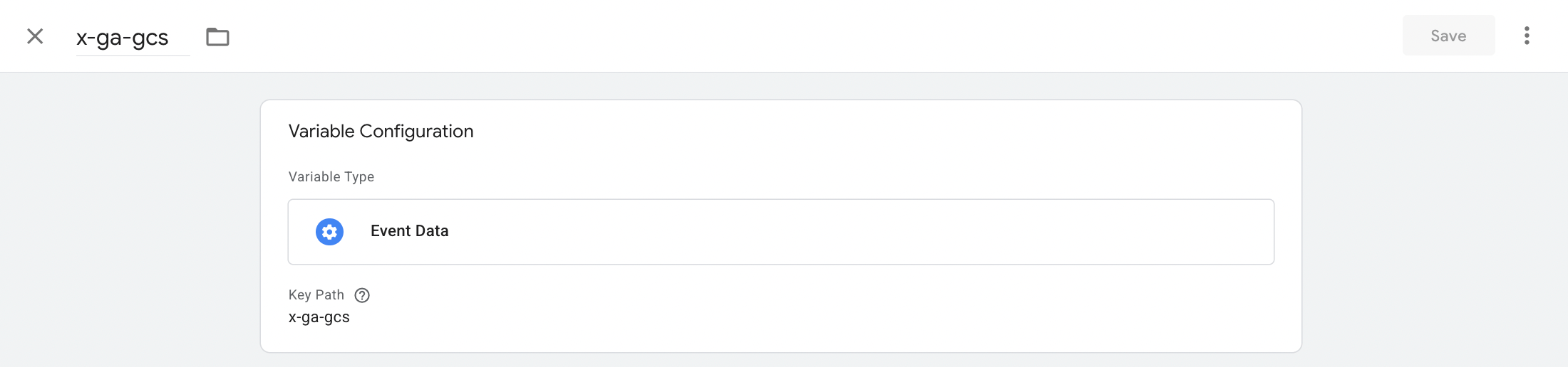 tag configuration